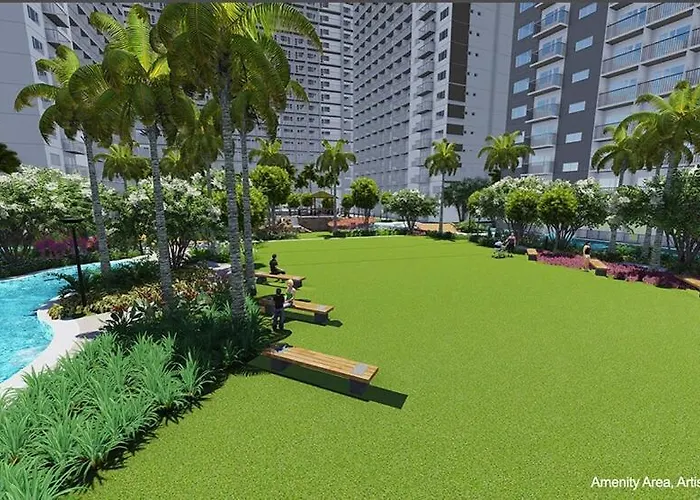 Apartment Unistay Shore Res With Bal Bay View Nr Moa Manila